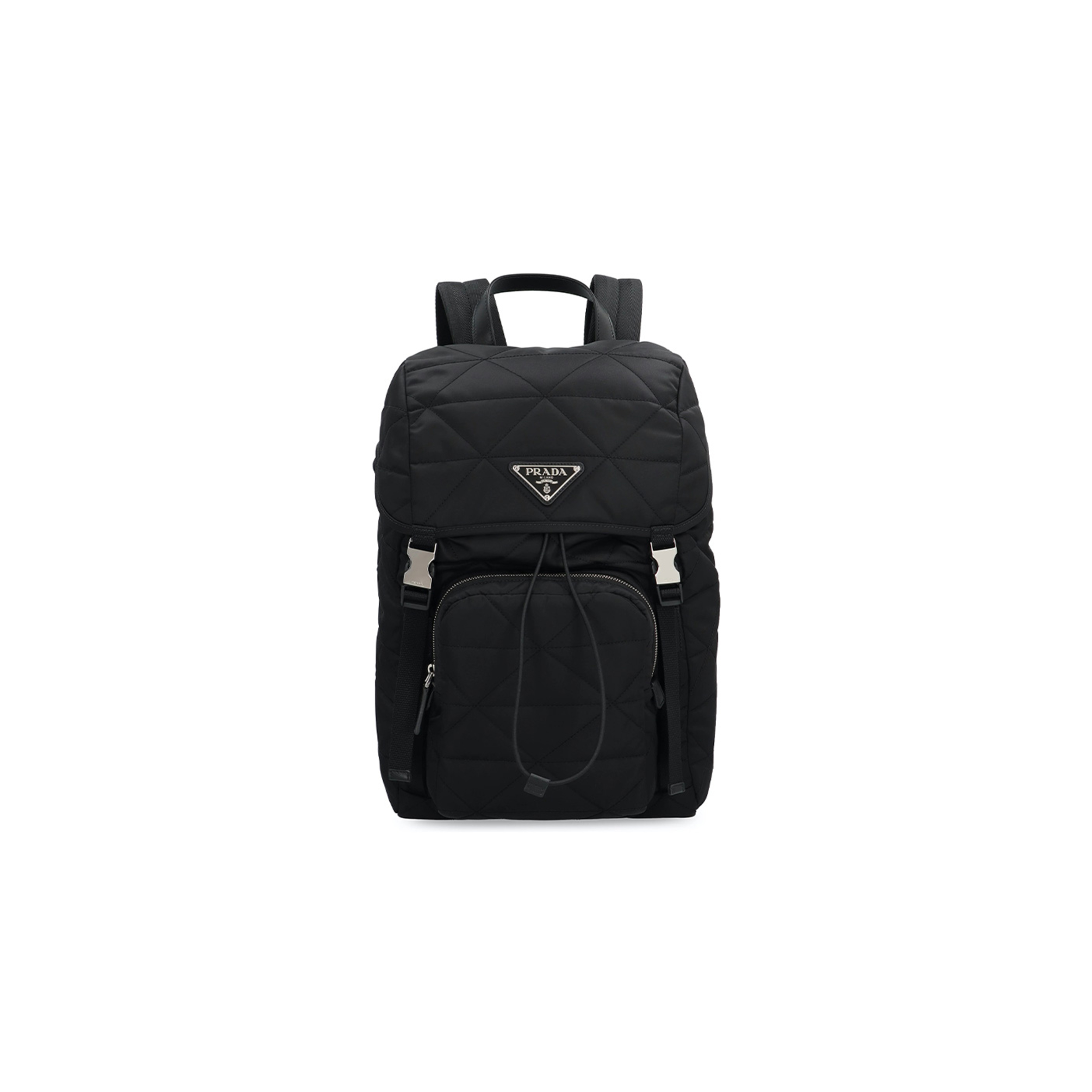PRADA LOGO DETAIL RE-NYLON BACKPACK 2VZ135 (45*27*17cm)